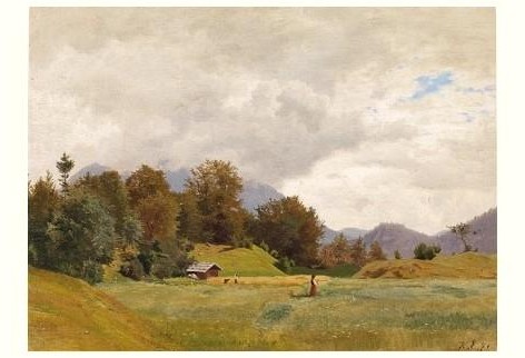 Karl Eckermann, Alpenwiese