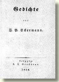 Titelblatt des Gedichtbandes von 1838