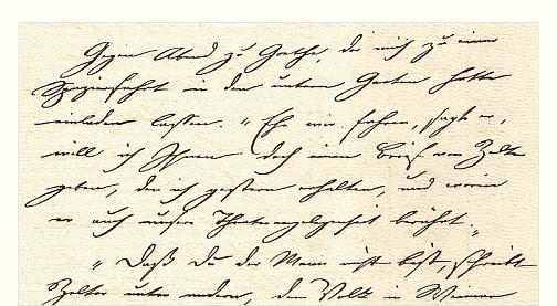 Aus dem Manuskript der 'Gespr&auml;che mit Goethe'