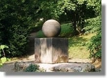 Goethes Gartenhaus, Stein des guten Glücks Goethes Gartenhaus, Stein des guten Glücks